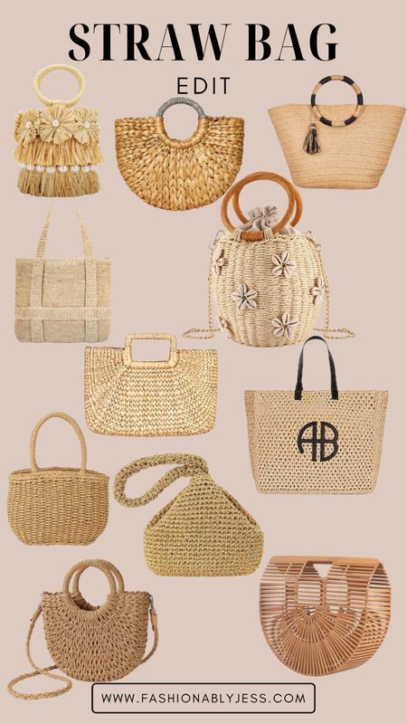 Straw bag edit! So many cute bags for all my resort outfits 

#LTKfindsunder100 #LTKitbag #LTKstyletip