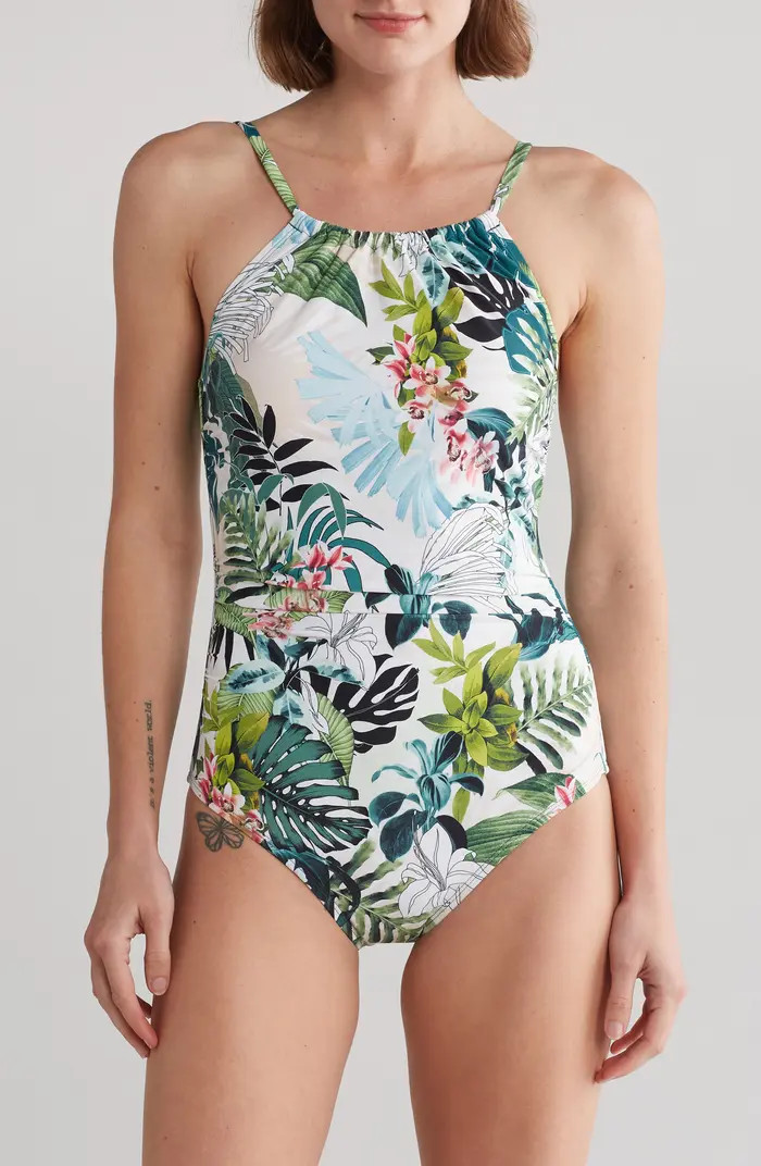 JANTZEN High Neck One-Piece Swimsuit | Nordstromrack | Nordstrom Rack