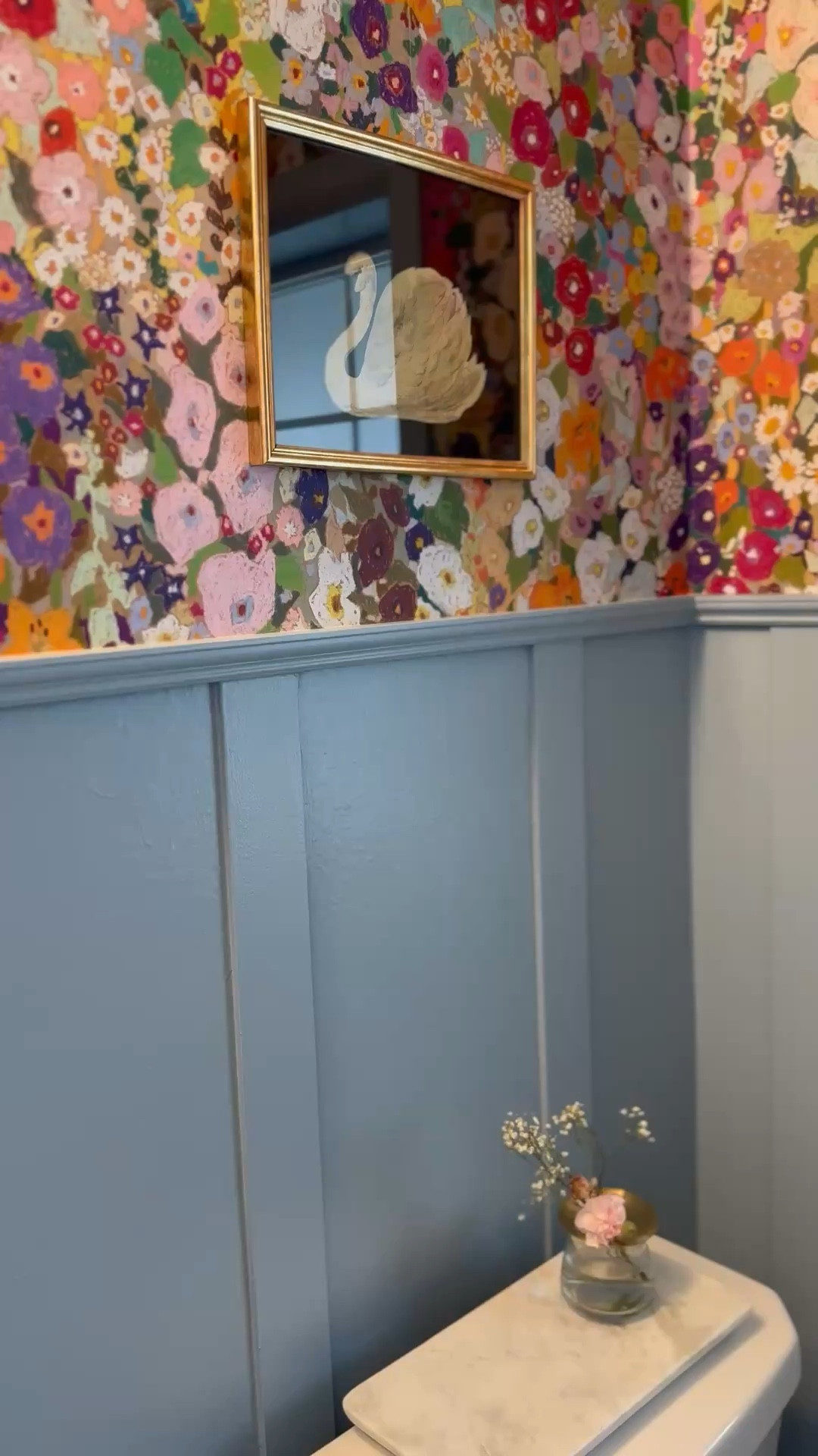 Hollyhocks floral wallpaper for powder room colorful wallpaper #anthrohome #anthropologie

#LTKSaleAlert #LTKSpringSale #LTKHome