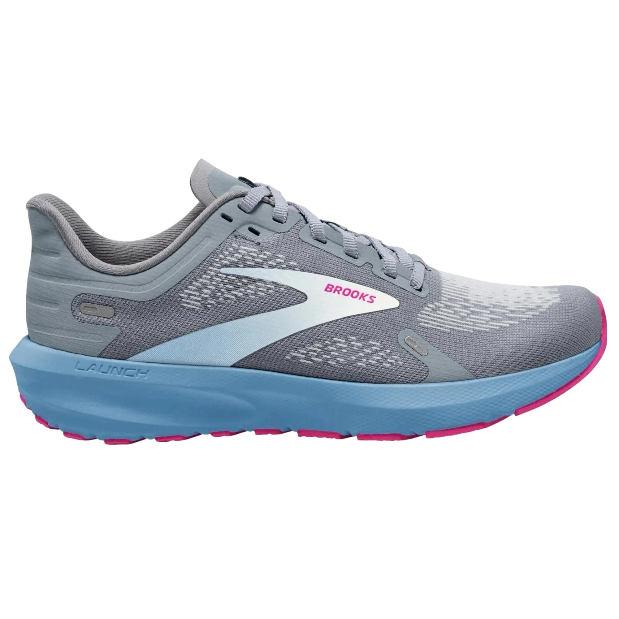 Brooks Launch 9 Grey / Blue / Pink 120373-1B-016 Women's | Shop Simon