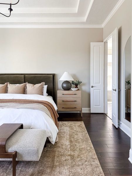 Master Bedroom Reveal! Neutral Bedroom decor ideas perfect if you need some master bedroom inspo. Styled my bedroom favorites including my nightstand, bedroom rug, bedroom bench and of course my upholstered bed. 
4/24

#LTKstyletip #LTKhome
