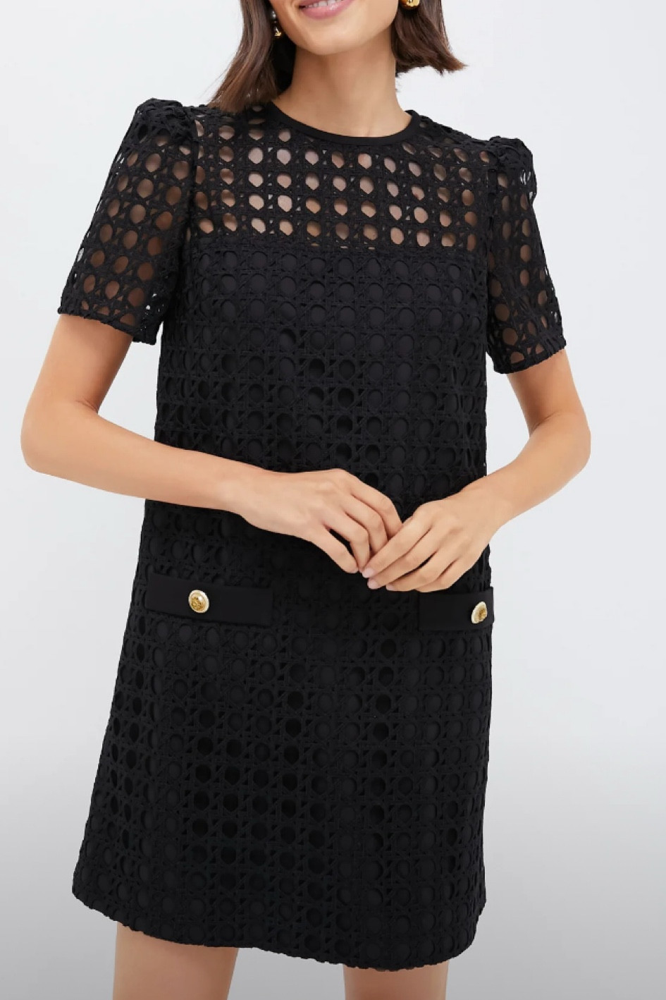 Black cane dress! 

#LTKHoliday