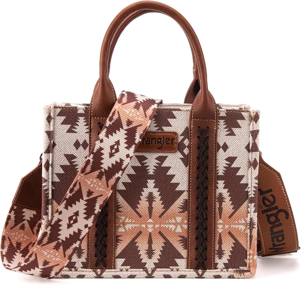 Aztec Tote Bag for Women Boho Shoulder Purses and Handbags       
Material: Leather | Amazon (US)