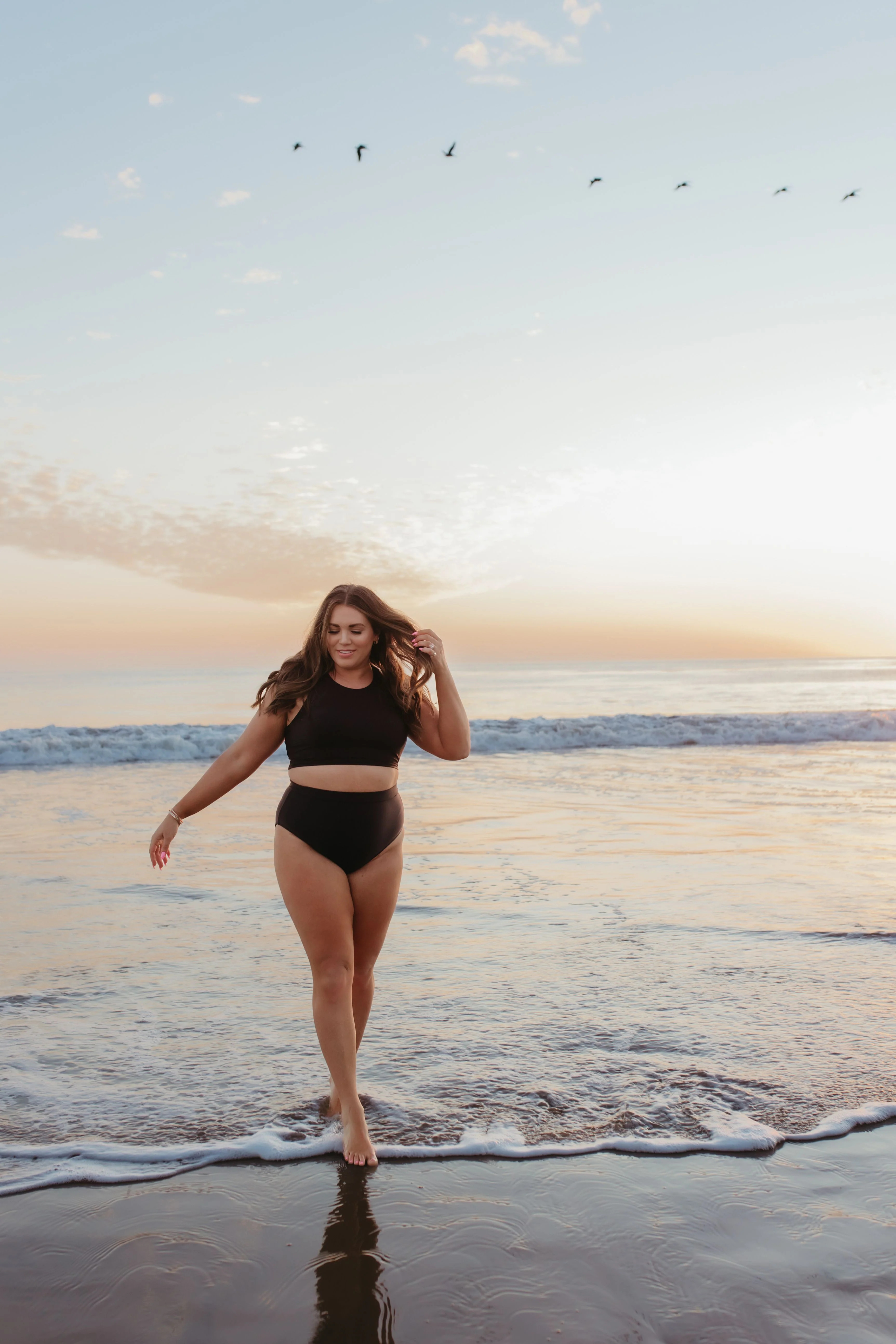 HIGH TIDE SWIM BOTTOM IN BLACK BY PINK DESERT | Pink Desert