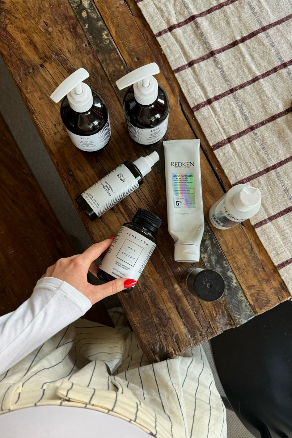 All the products I’m using for hair growth 