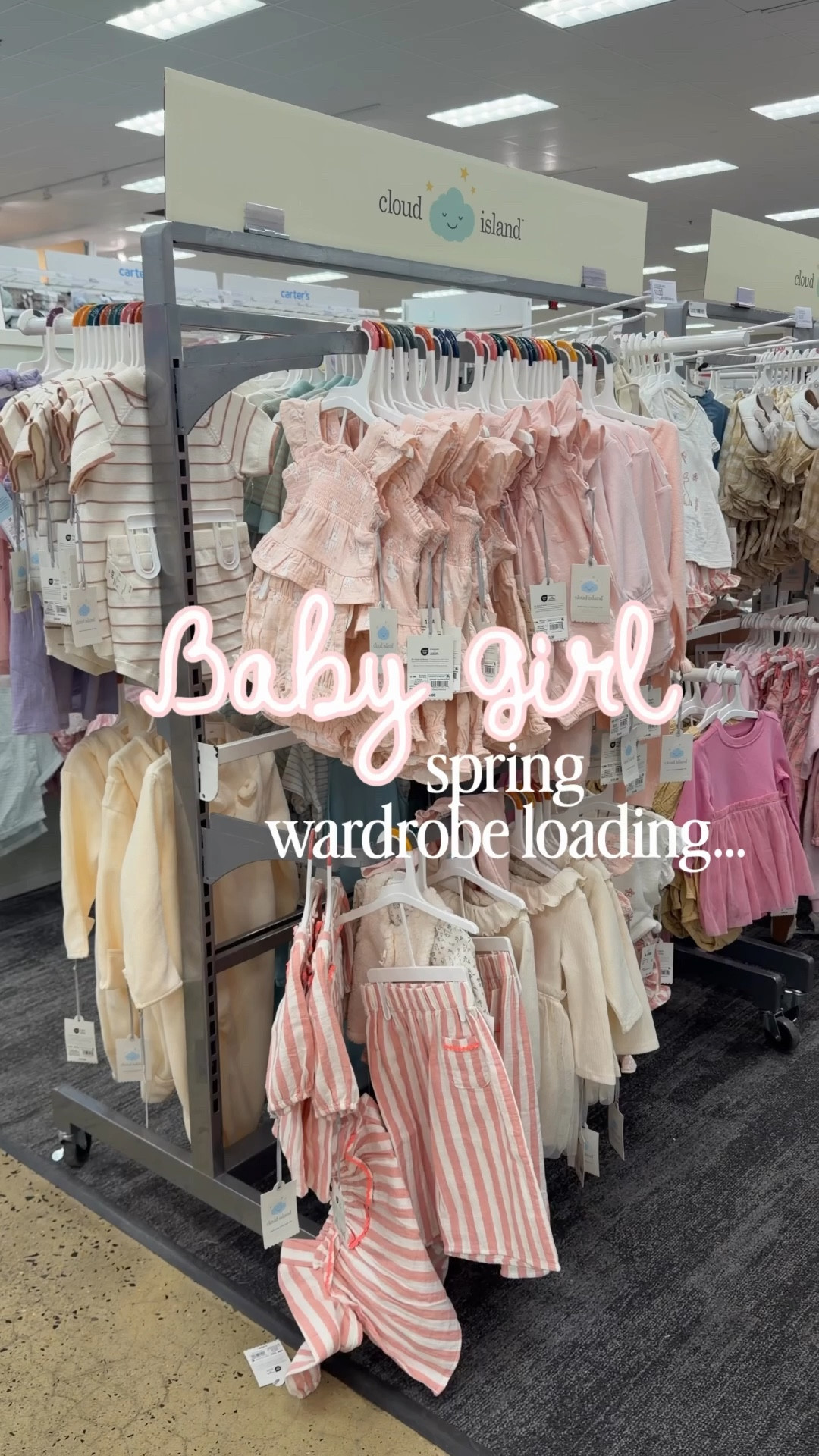 BABY GIRL spring wardrobe loading! I couldn't take the cuteness of all these spring clothes for baby girls and I had to share for my girl moms! So many cute options for Easter, too!sizes range from newborn to 24 months! 

#LTKBaby #LTKmomlife