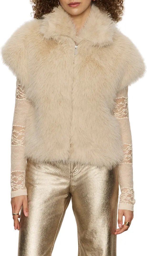 Silky Faux Fur Vest | Nordstrom