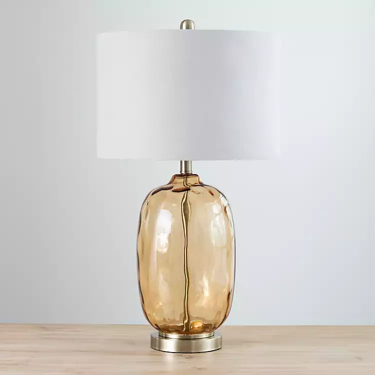 Ochre Glass Table Lamp | Kirkland's Home