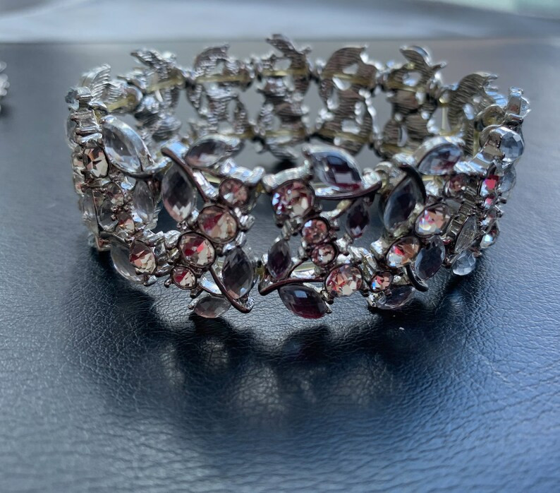 Diamond Sparkling Earrings and Bracelet Set - Etsy | Etsy (US)