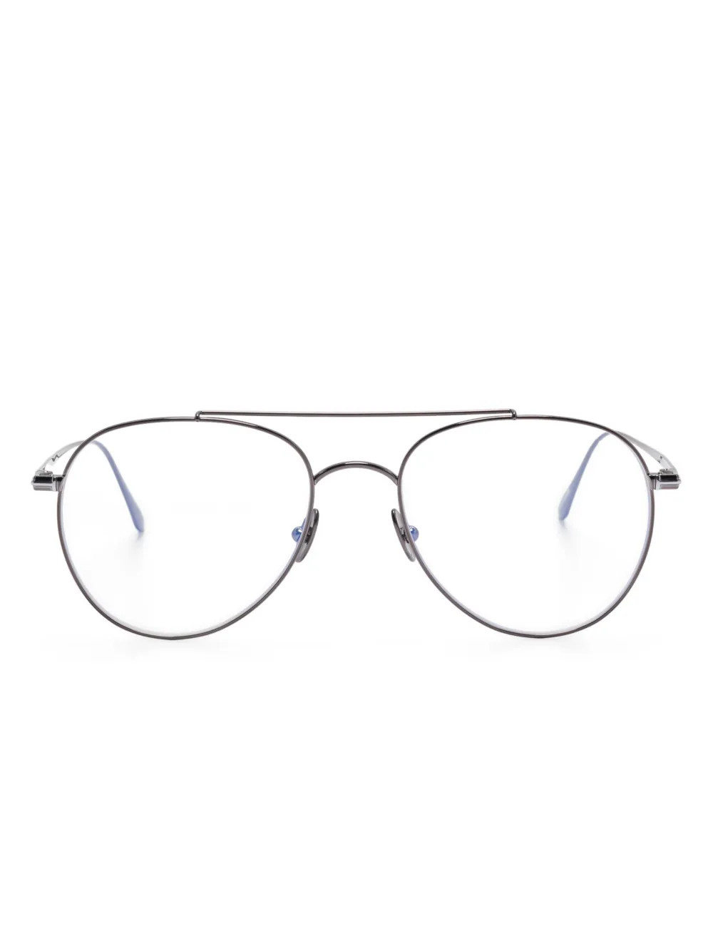 TOM FORD Eyewear pilot-frame Glasses | Grey | FARFETCH | Farfetch Global