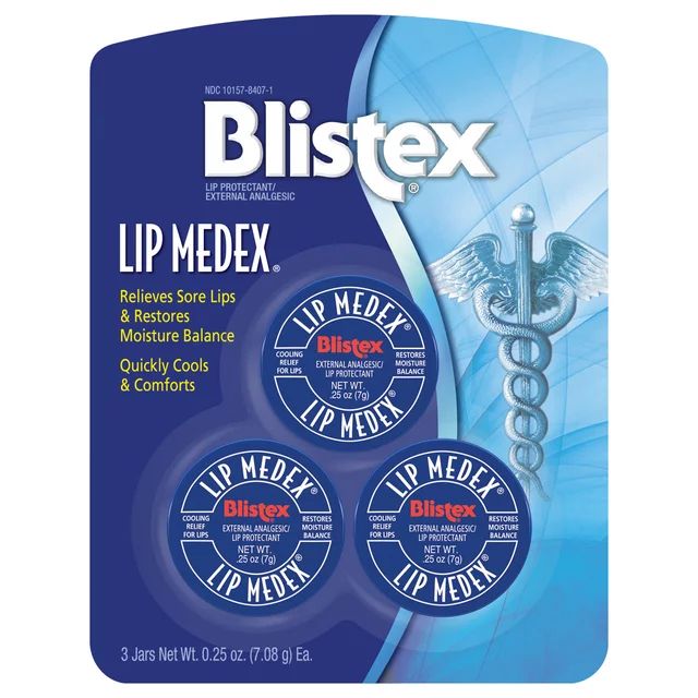 Blistex Lip Medex 0.25 oz 3 Pack - Walmart.com | Walmart (US)