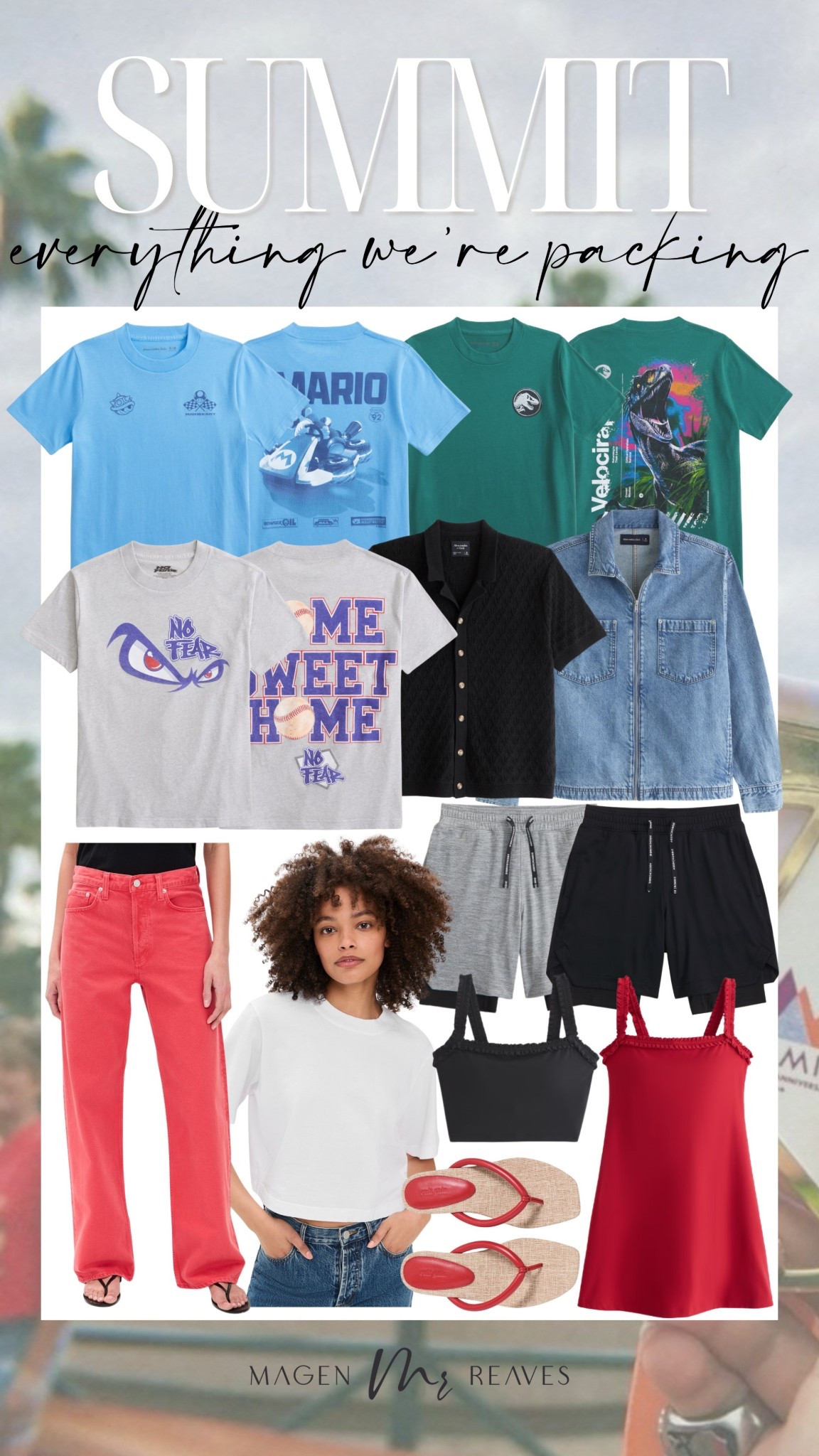 Here’s everything we’re packing for Summit!! 

women’s fashion, boys fashion, summer style
@abercrombie 