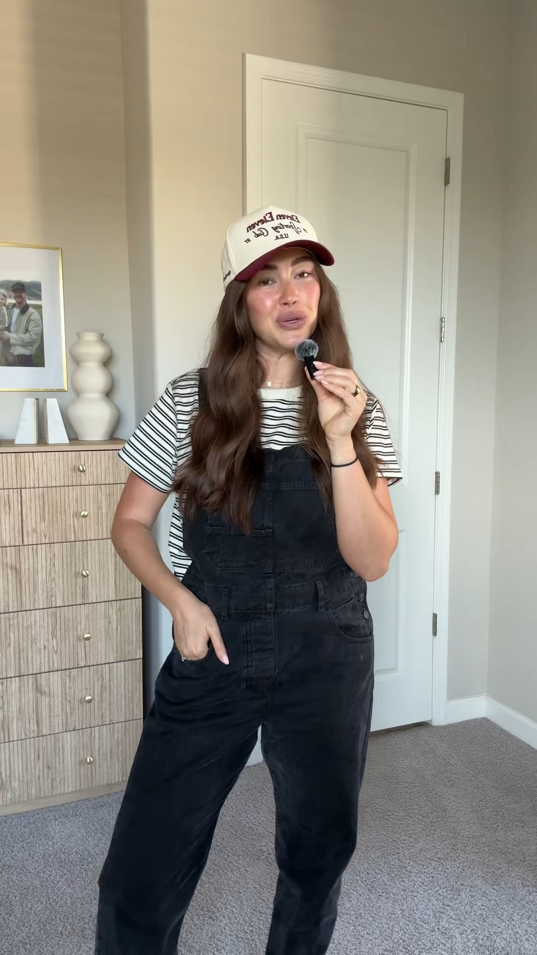 Wearing true size in overalls.

#LTKootd #LTKgrwm #LTKTall