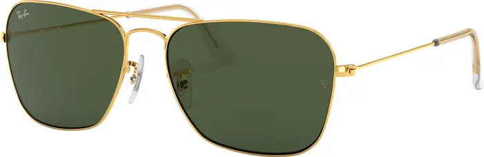 'Caravan' 58mm Aviator Sunglasses | Nordstrom