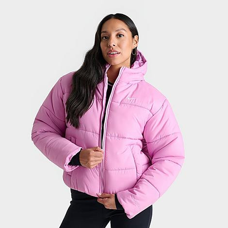 Nike Women's Sportswear Therma-FIT Classic Puffer Jacket in Pink/Beyond Pink Size Large 100% Polyester | Finish Line (US)