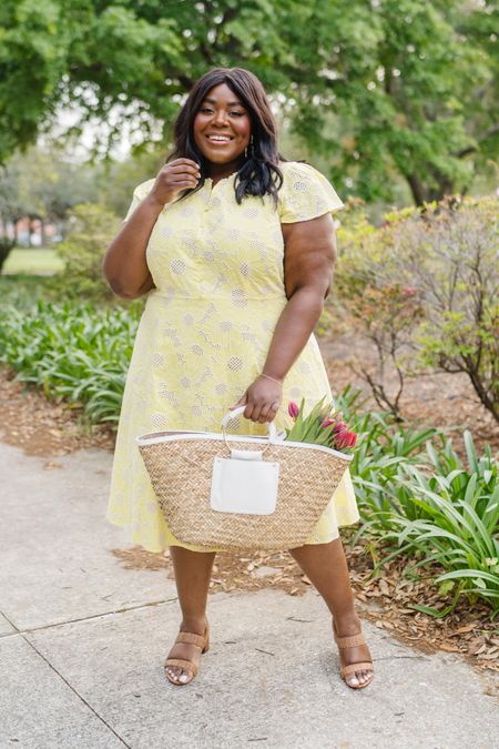 Spring is here y’all! 🌸🌺🌷🌻 And that means bring on all the dresses! I’m sharing one of my favorite styles from @talbotsofficial new Spring drop. There are so many floral numbers that I love but this yellow floral eyelet fit and flare is so me and perfect for so many events this season. Shop more of my picks in stories or my LTK shop. 

*It runs large and a side zip closure. Wearing a 20W but I recommend to size down. 

#InFullBloom #mytalbots 

#LTKcurves #LTKsalealert #LTKSeasonal