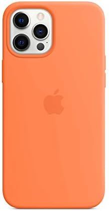 Apple Silicone Case with MagSafe (for iPhone 12 Pro Max) - Kumquat | Amazon (US)
