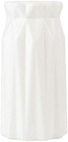 Ceramic Look Plastic Vase - Unbreakable Vase for Flowers (Origami Seashell White) | Amazon (US)