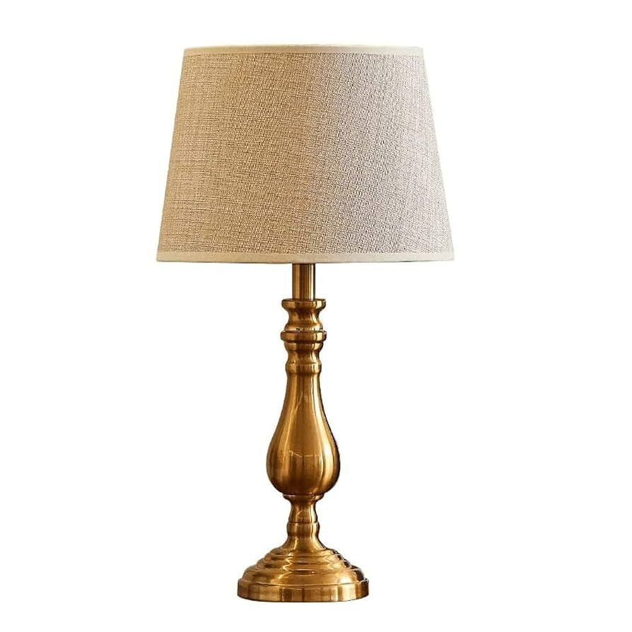 POCHY Table Lamp Table Lamp Luxurious Enamel Metal E26 Bedside Lamp Illumination Nightstand Lamp ... | Amazon (US)