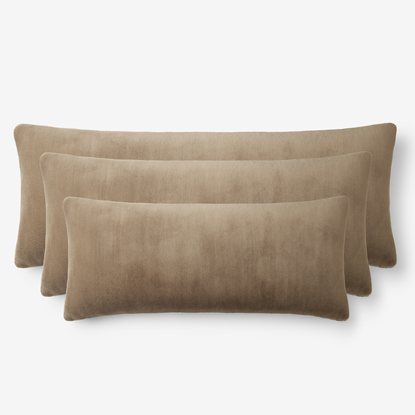 Decorative Lumbar Pillow Cover - Silver Mink, 12 in. x 21 in. | The Company Store