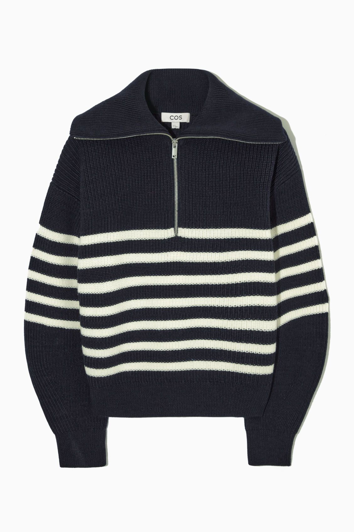 KNITTED HALF-ZIP SWEATER | COS (US)