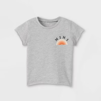 Grayson Mini Toddler Mommy & Me Short Sleeve T-Shirt - Gray | Target