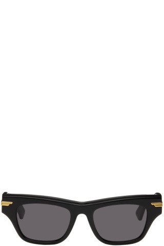 Black Squared Acetate Sunglasses | SSENSE