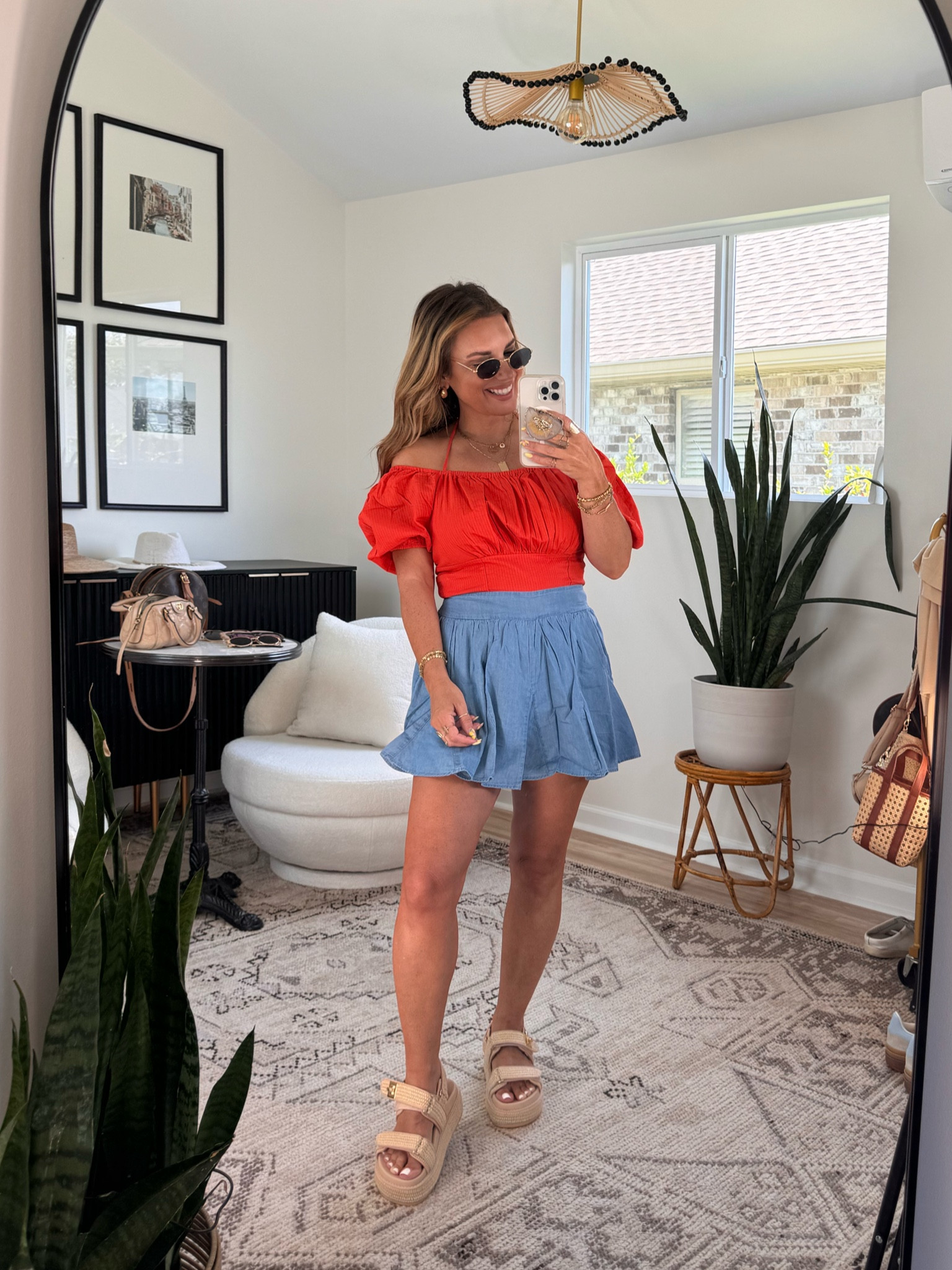 Latest finds from WALMART are so good!!! Love the Jessica Simpson brand so much. Top + skirt is under $25 
Wearing size small in everything. 

#walmartpartner #walmartmusthaves @walmart #summeroutfit #fourthofjuly #fourthofjulyoutfit #summerdress #summertop 




#LTKOver40 #LTKStyleTip #LTKFindsUnder50