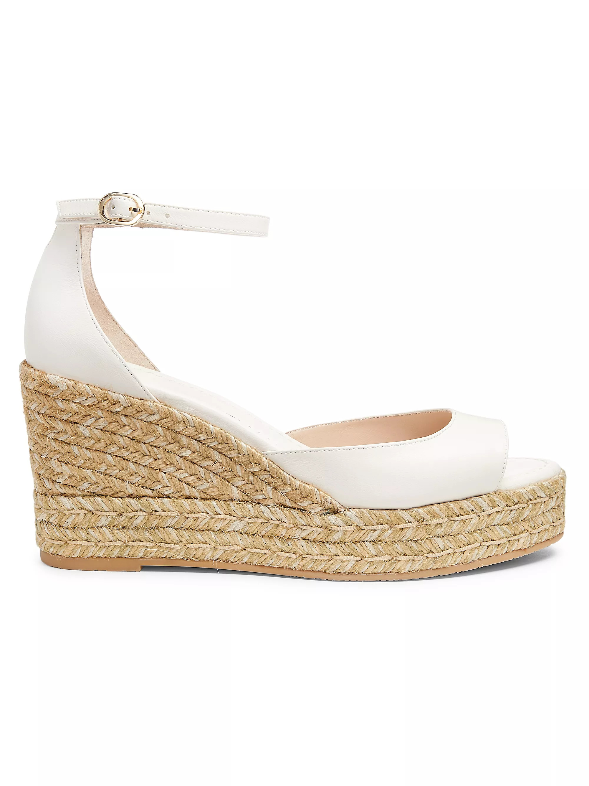 Nudistia 85MM Lacquered Leather Wedge Sandals | Saks Fifth Avenue