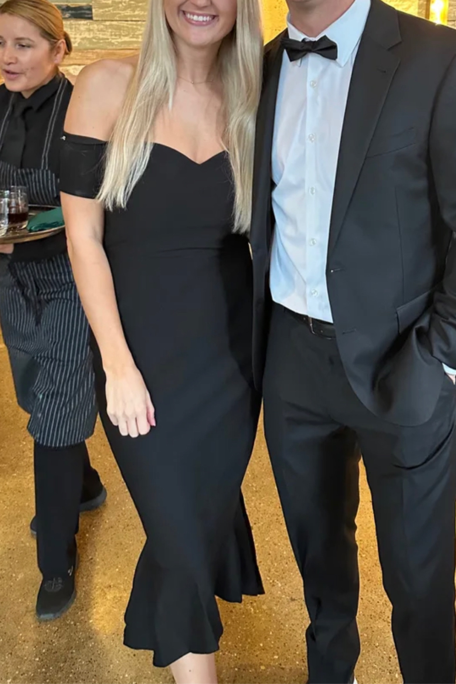 This black wedding guest dress is so cute!

Mermaid dress, mermaid off shoulder dress, mermaid midi dress, black tie optional wedding guest dress

#LTKunder100 #LTKwedding #LTKU