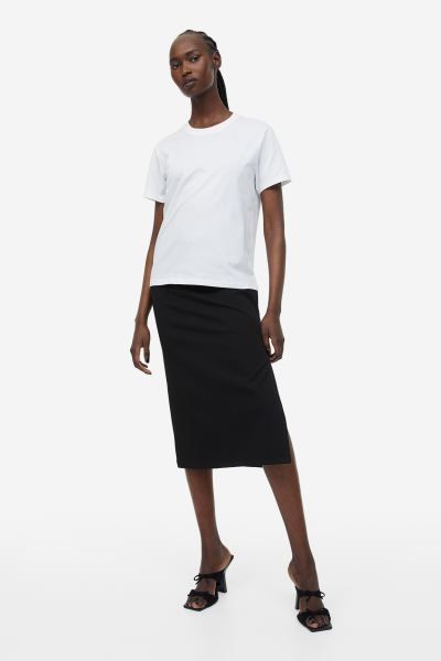 Cotton T-shirt - White - Ladies | H&M US | H&M (US + CA)
