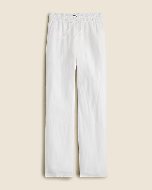 Soleil pant in linen | J. Crew US