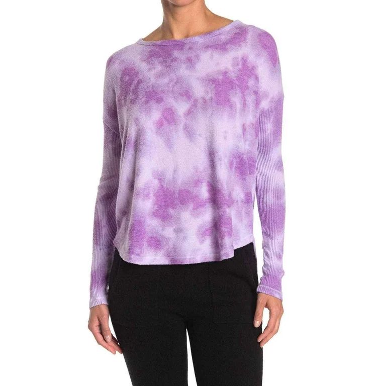 Theo & Spence Womens Sweater Small Pullover Tie-Dye   Purple S - Walmart.com | Walmart (US)