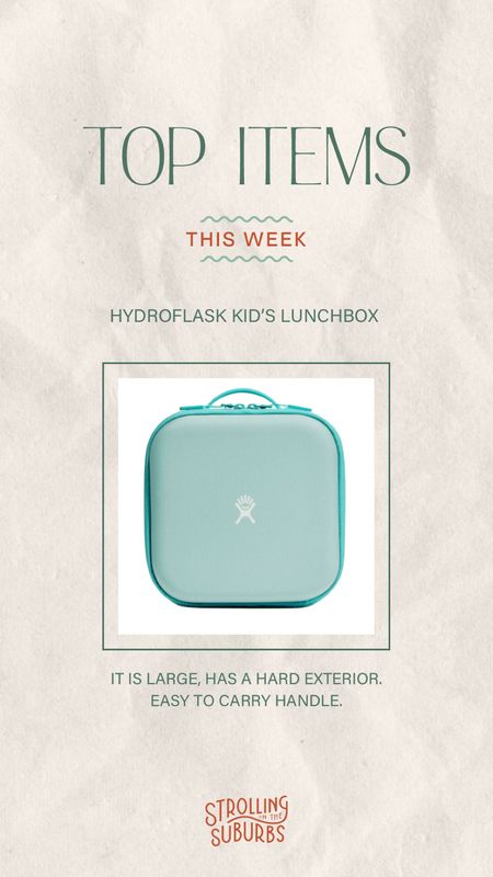 Durable, large kids’ lunchbox from HydroFlask! 

#LTKBacktoSchool #LTKfamily #LTKsalealert