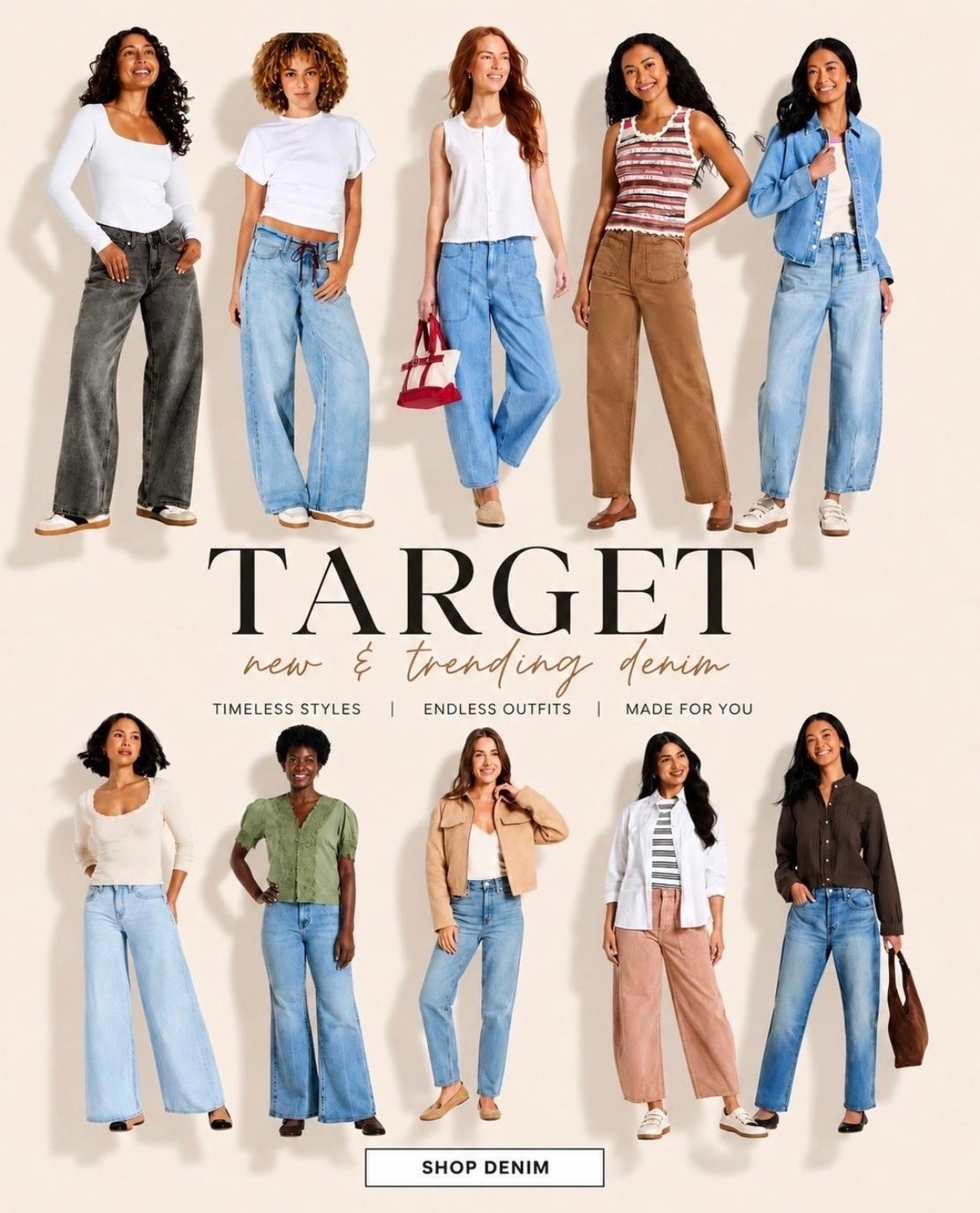 🤍 TRENDING TARGET DENIM 🎯🔗🤍🍂🥰 

Perfect for now & to transition into fall

#LTKdayinmylife #LTKgrwm #LTKmomlife