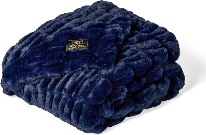 Minky Couture Hugs Blanket - Extra Plush Blanket for Premium Gifting - Stretchy Bubbled Cozy Thro... | Amazon (US)