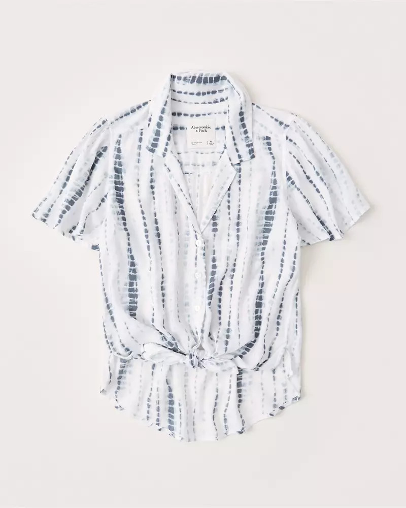 Flutter-Sleeve Top | Abercrombie & Fitch (US)