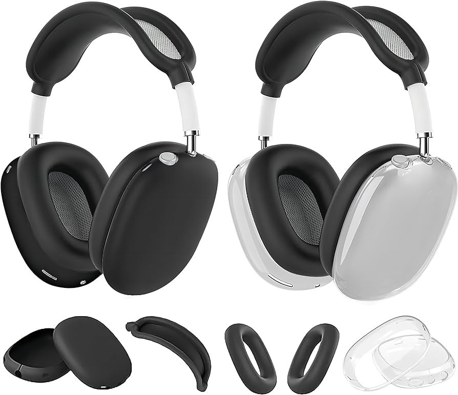 MOLOPPO Case Cover for AirPods Max Headphones, Silicone Ear Cups Cover/Ear Pad Case Cover/Headban... | Amazon (US)