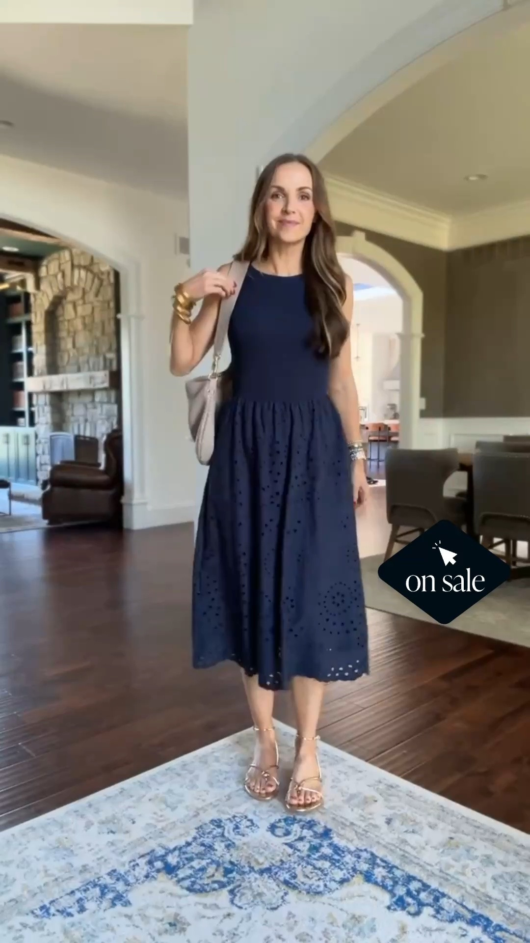 Perfect dress to carry you into fall! Get your true size @amazon