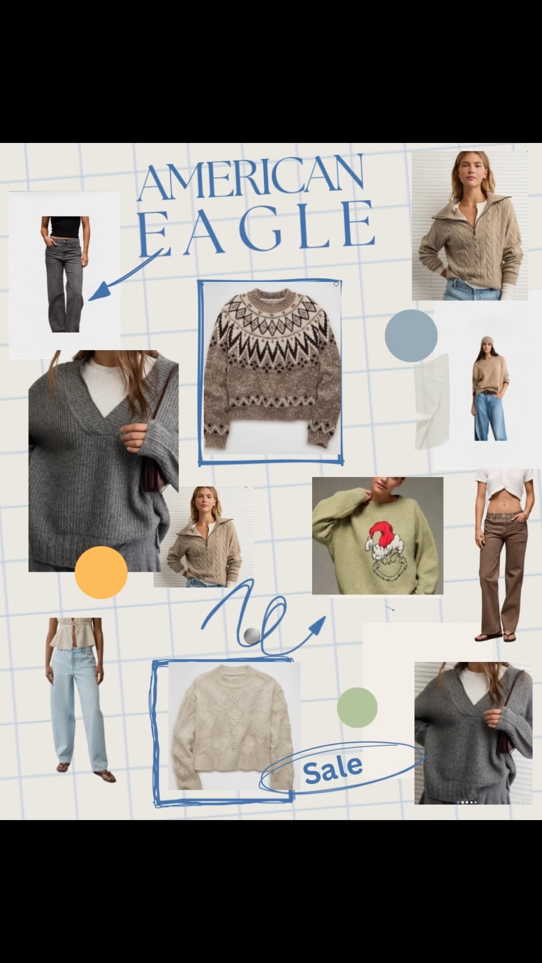 The best kind of shopping? When everything’s cute, cozy, and on sale. 🩵
Linked all my favorite American Eagle finds so you don’t have to scroll.



#LTKFinds #LTKSeasonal #LTKStyle #LTKFallFashion #LTKWinterStyle #AmericanEagle #AEStyle #CozySeason #SweaterWeather #NeutralOutfits #StyleInspo #OOTDIdeas #FallFinds #AffordableStyle


#LTKSaleAlert #LTKSeasonal #LTKFindsUnder100