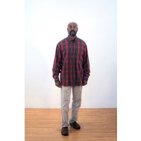 90S Ll Bean Red Flannel Shirt L, Men's Soft Cotton Plaid Vintage Button Down, Large | Etsy (US)