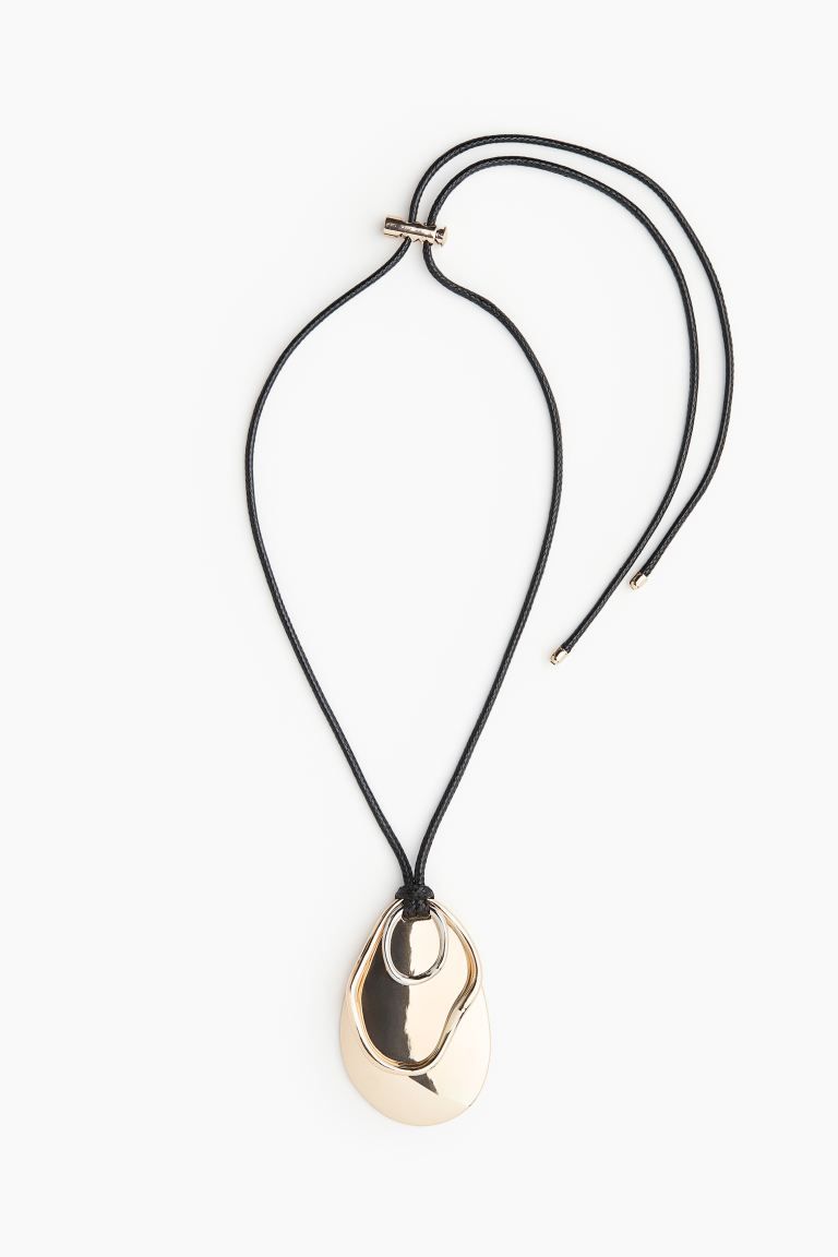 Cord Necklace with Pendants - Gold-colored - Ladies | H&M US | H&M (US + CA)