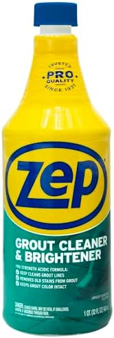 Zep Grout Cleaner and Brightener - 32 Ounce (1 Bottle) - ZU104632 - Deep Cleaning Formula Removes... | Amazon (US)