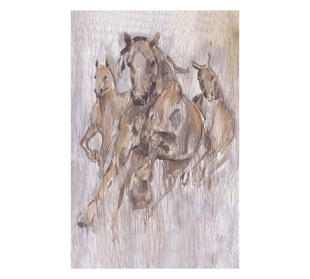 Wild Horse Study Painting by Lauren Herrera | Pottery Barn (US)