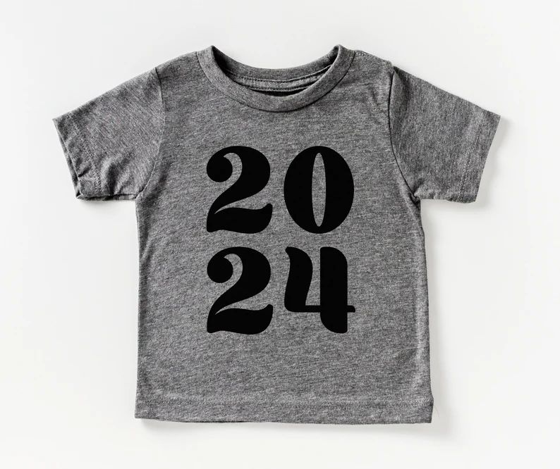 2024 Youth Tee. Kids New Years Eve Shirt. 2024 Shirt. | Etsy (US)
