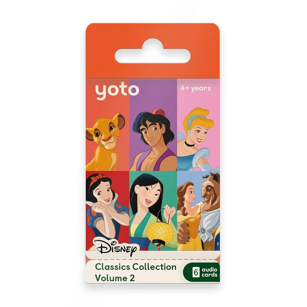 Yoto Disney Classics Collection: Vol. 2 – Kids 6 Audio Cards for Use with Player & Mini All-in-... | Amazon (US)