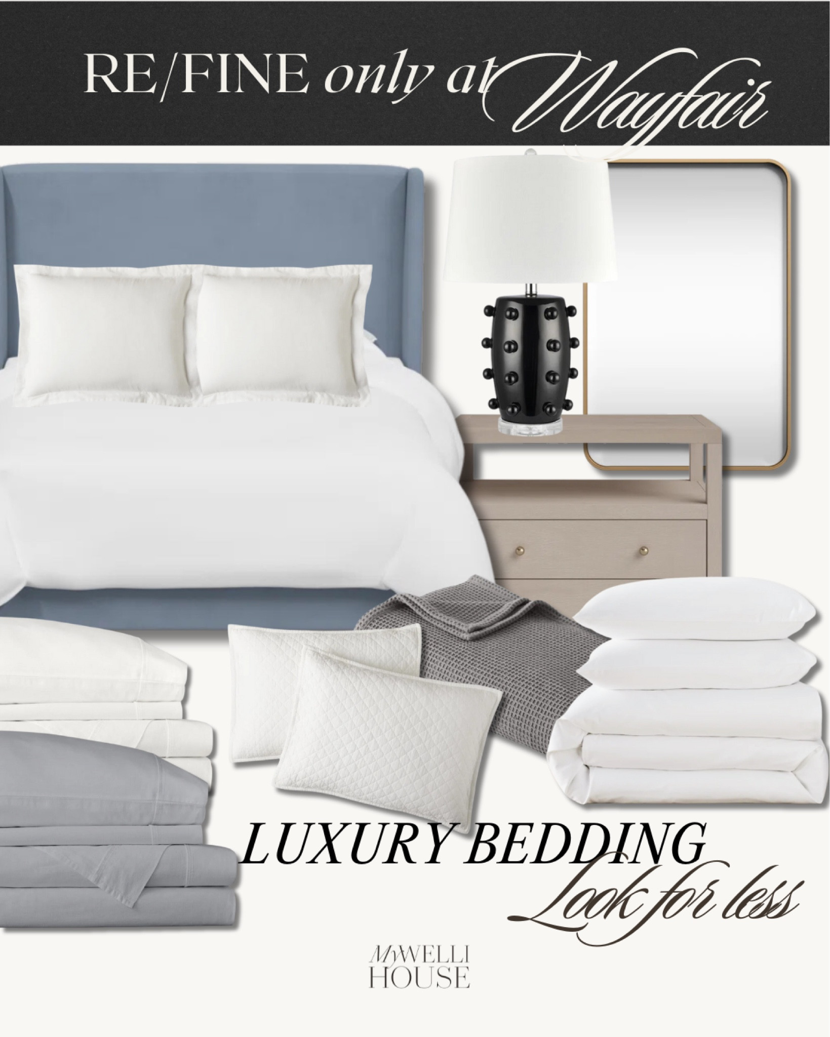  #WayfairPartner

LOOKS FOR LESS: Curated by hand bedding to elevate your bedroom look this holiday season, available only on Wayfair.
The RE/FINE collection is curated by hand with all of your bedding, bath and hosting essentials in mind!

@Wayfair #OnlyAtWayfair #Wayfair


#LTKHoliday #LTKHome #LTKWatchNow