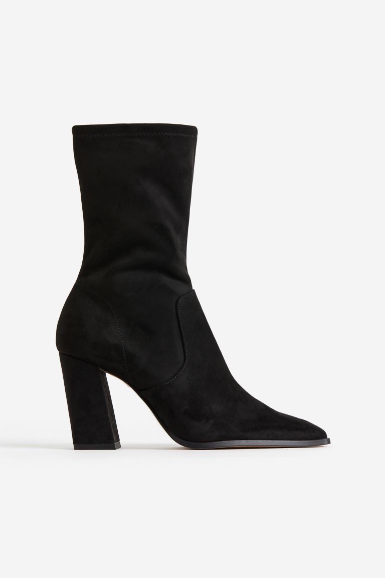 Block-heeled Sock Boots | H&M (US + CA)