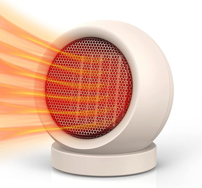 Space Heater,PTC Ceramic/Portable Electric Desktop Heater High Output Desktop Heater for Home Bed... | Amazon (US)