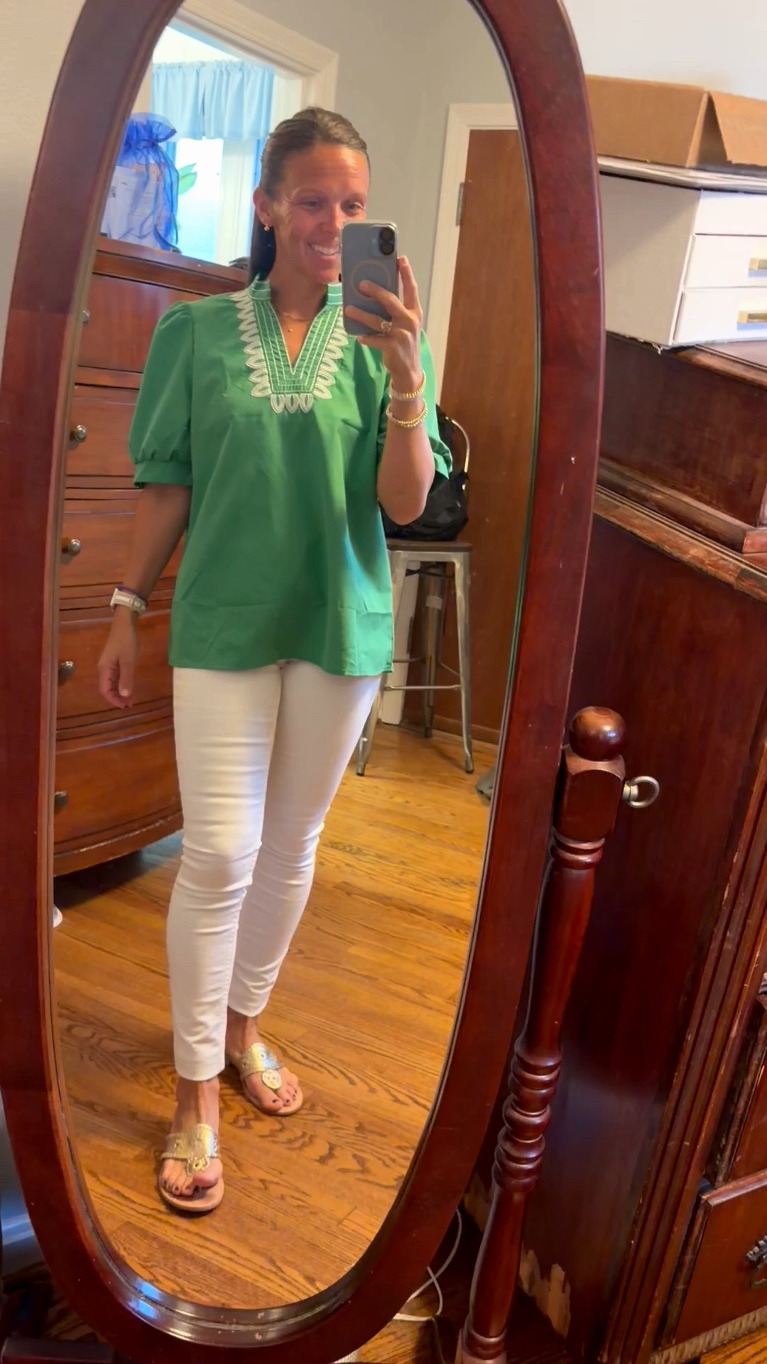 Teacher outfit - what I’m wearing today for meet the teacher, as the teacher. My jeans are on sale and I am loving this top, I just got it!


#LTKstorytime #LTKU #LTKSaleAlert #amazon #teacheroutfit #under25 #salefinds #budgetfriendly #teacheroutfit #necklacestack #designerdupe #beewatch #skinnyjeans #oldnavy

#LTKdayinmylife #LTKootd #LTKvlog